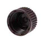 Brown 50ml Plastic Lab Chemical Reagent Bottles - 5pcs