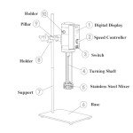 300W Digital High Shear Homogenizer Emulsifier Machine