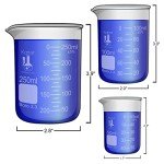 Graduated Cylinder & Beaker Set with Stirring Rods