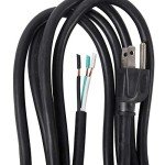 3-Wire Power Tool Cord, 6 ft, 14 AWG