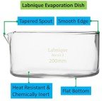 Borosilicate Glass Crystallizing Dish with Spout 300ml