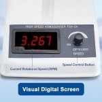 High-Speed Lab Homogenizer with Adjustable RPM