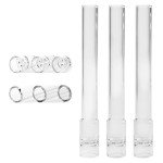 3 Pack of 110mm Glass Air Drying Tubes