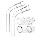 110mm Glass Tube Stem - Pipe Bending (2PCS)