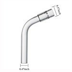 110mm Glass Tube Stem - Pipe Bending (2PCS)