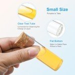 40ml Clear Glass Test Tubes with Cork Stopper - 10pcs
