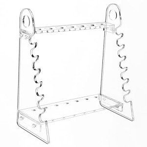 Detachable Plexiglass Pipette Rack with 1.5 cm Holes