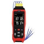 Portable 4-Channel K-Type Thermocouple Thermometer