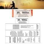 6-Foot Shock Absorbing Safety Lanyard with Hooks