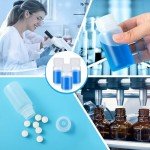 12 Pcs 60ml Wide Mouth Reagent Sample Bottles