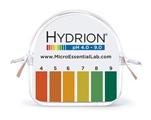 Hydrion Wide Range pH Test Paper Dispenser 4-9