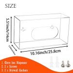 Wall Mount Glove Dispenser and Organizer Rack