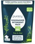 Natural Dishwasher Pods - Enzyme-Powered, 50 Count