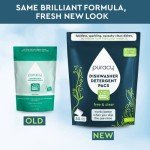 Natural Dishwasher Pods - Enzyme-Powered, 50 Count