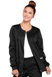 Cherokee Women's Core Stretch Warm Up Jacket - Black