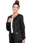 Cherokee Women's Core Stretch Warm Up Jacket - Black