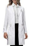VOGRYE Unisex Long Sleeve Lab Coat for Women