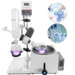 2L Lab Rotary Evaporator with Evaporation Flask