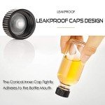 12 Pack 2 oz Clear Glass Bottles with Funnels