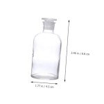 Clear Reagent Bottle for Lab Liquid Storage