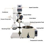 2L Lab Rotary Evaporator with Evaporation Flask