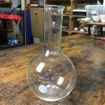500mL Flat Bottom Flask - Pyrex Glass Lab Tool