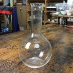 500mL Flat Bottom Flask - Pyrex Glass Lab Tool