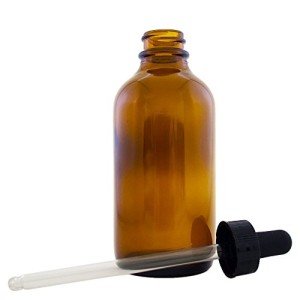 Amber Glass Dropper Bottle - 4 fl oz