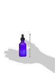 Cobalt Blue Glass Bottles with Droppers - 2 Pack