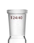 QWORK 250ml Flat Bottom Boiling Flask, 24/40 Joint