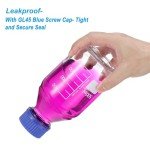 6-Pack 50ml Borosilicate Glass Storage Bottles