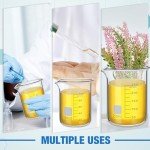 Tanlade 12 Pack Heavy Duty Glass Beakers