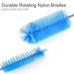 Flexible Long Drain Brush with 2 Straw Cleaners