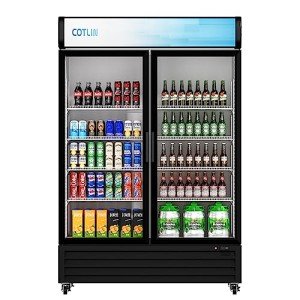 COTLIN 53" Commercial Display Refrigerator with 10 Shelves