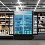 COTLIN 53" Commercial Display Refrigerator with 10 Shelves