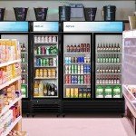 COTLIN 53" Commercial Display Refrigerator with 10 Shelves