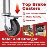 Stainless Steel Prep Table with Wheels - 30"x36