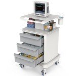 Mobile Medical Carts with Wheels and Drawers