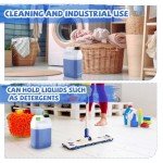 16 Pcs 1 Gallon Plastic Storage Jugs with Lids