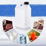16 Pcs 1 Gallon Plastic Storage Jugs with Lids