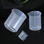 Clear Plastic Graduated Beaker Set - 6 Sizes