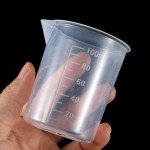 Clear Plastic Graduated Beaker Set - 6 Sizes