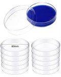 10-Piece Glass Petri Dishes with Lids Set