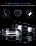 10-Piece Glass Petri Dishes with Lids Set