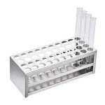 Stainless Steel Test Tube Holder Rack - 40 Holes