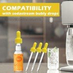 Bubly Drops Glass Dropper Pipettes - 3 Count