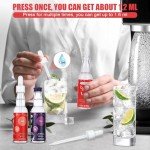 6 Glass Pipettes for Soda Stream Flavors