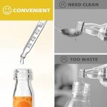 Bubly Drops Glass Dropper Pipettes - 3 Count