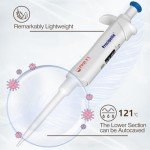 Adjustable 10-100μl Micropipette with Autoclavable Tips
