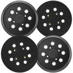 5-Inch Hook and Loop Sanding Pads - 4 Pack